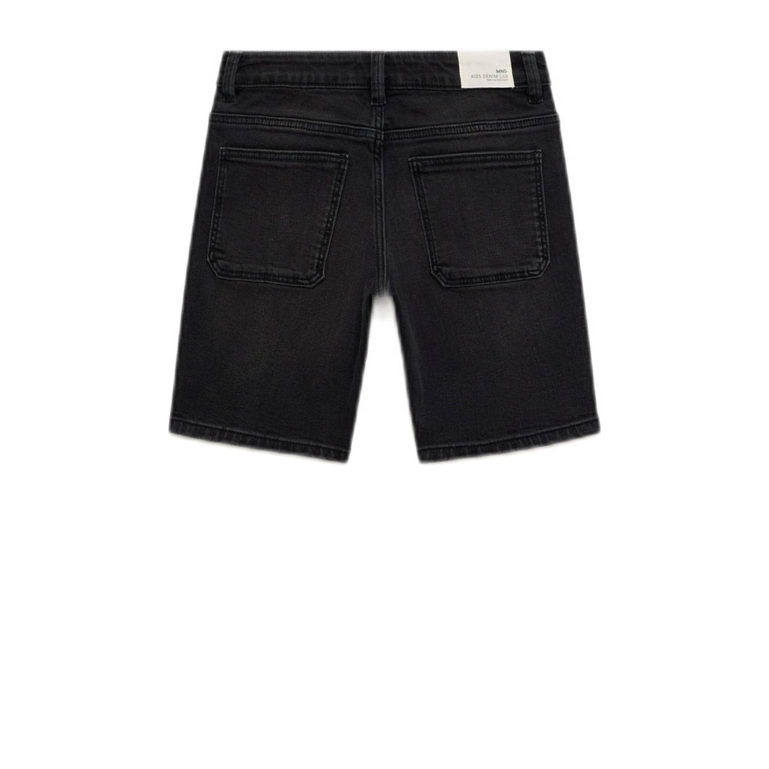 Mango Kids denim short black denim