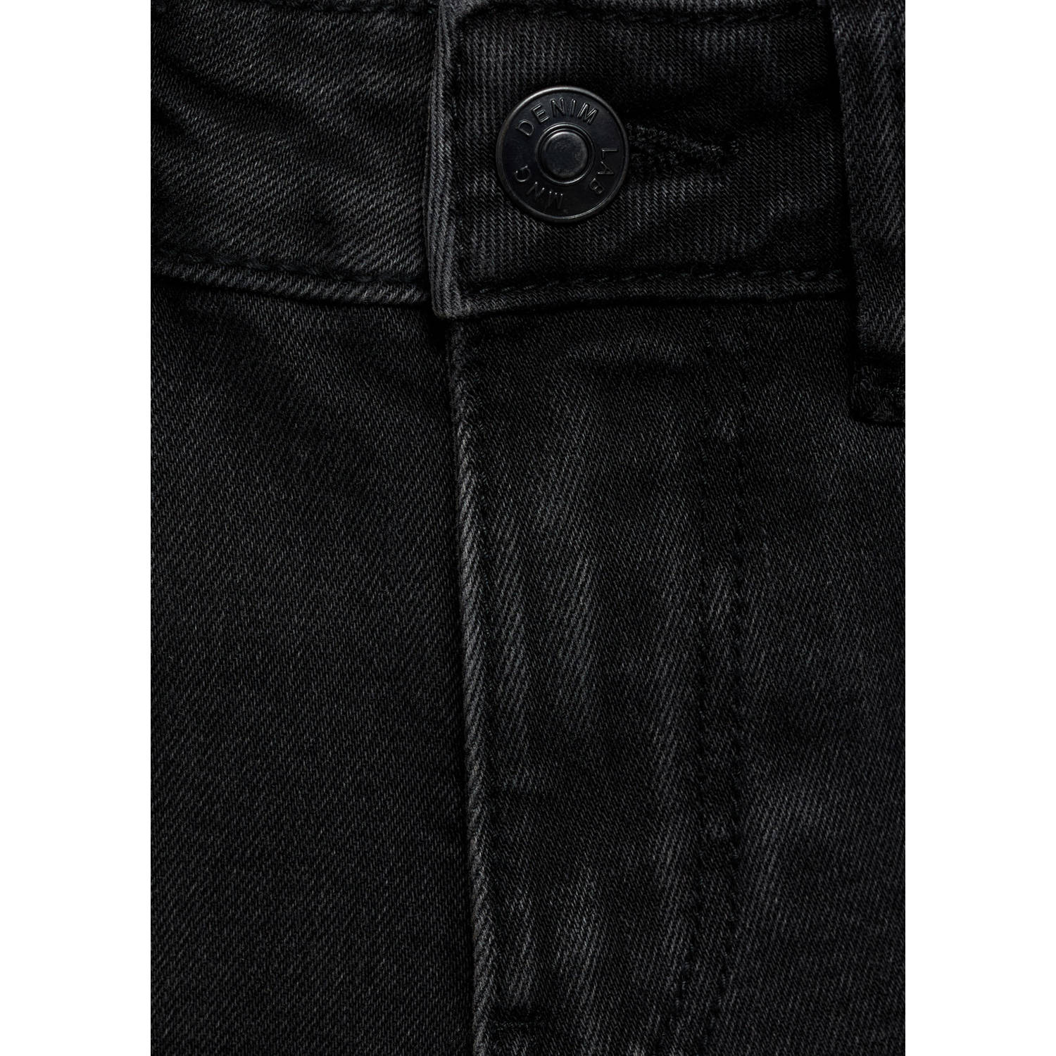 Mango Kids denim short black denim