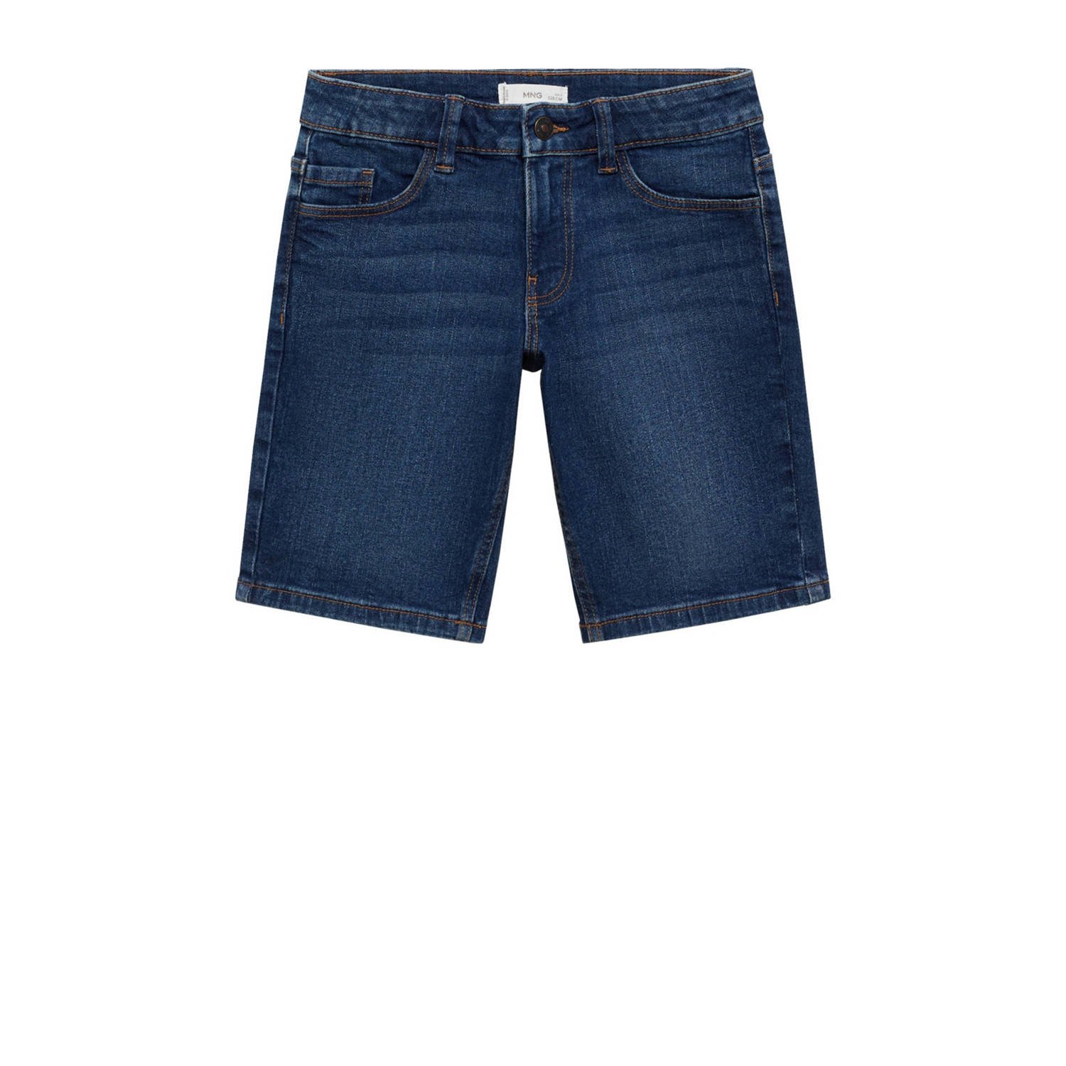 Mango Kids denim short dark blue denim