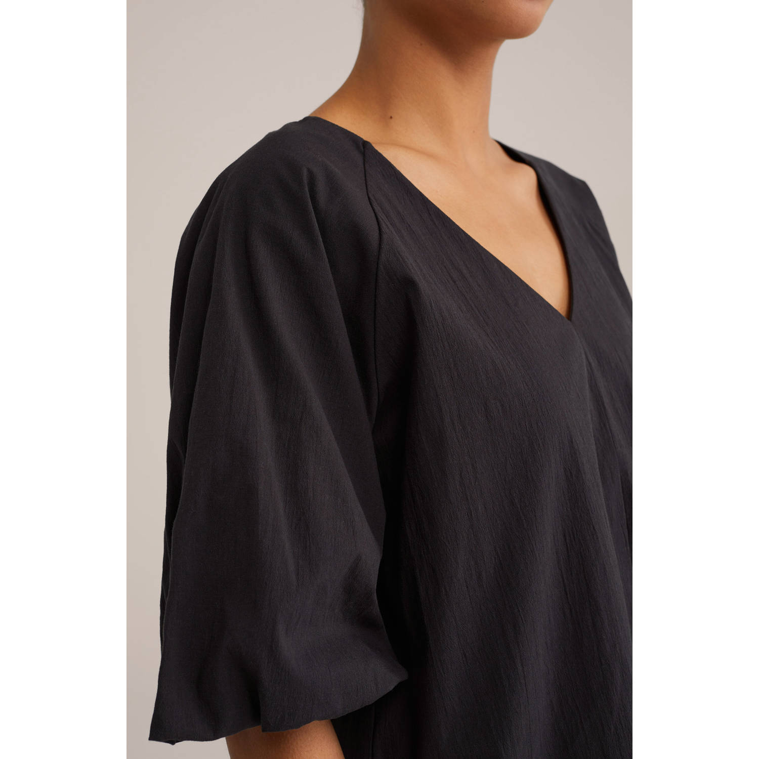 WE Fashion zomerjurk zwart