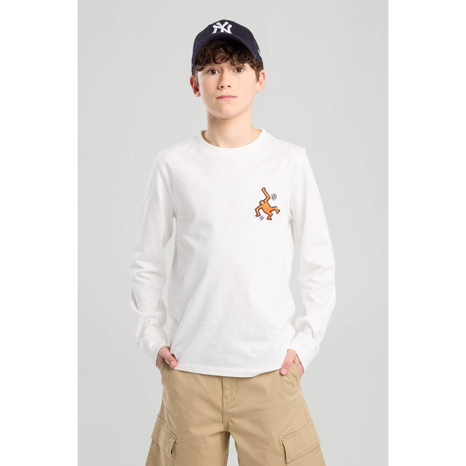 America Today longsleeve wit