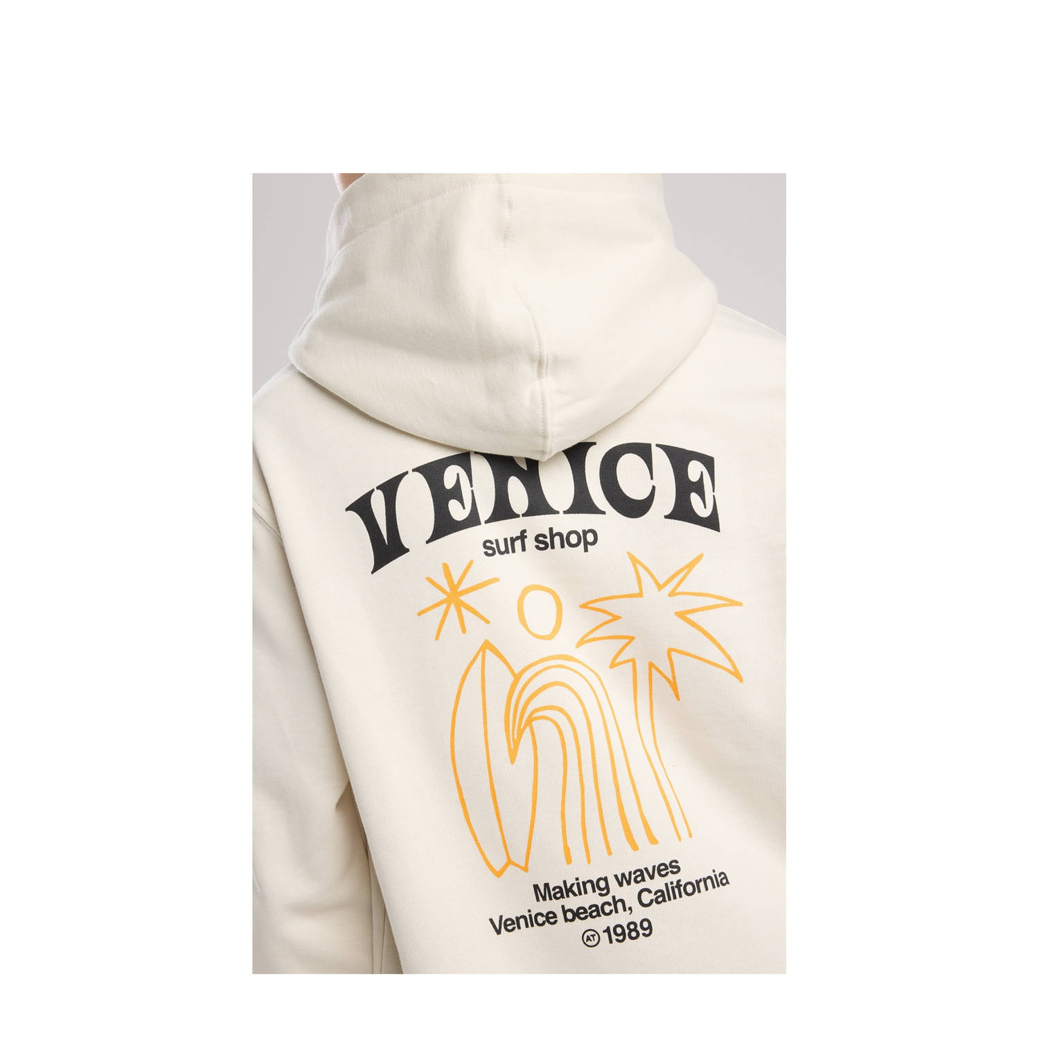 America Today hoodie ecru