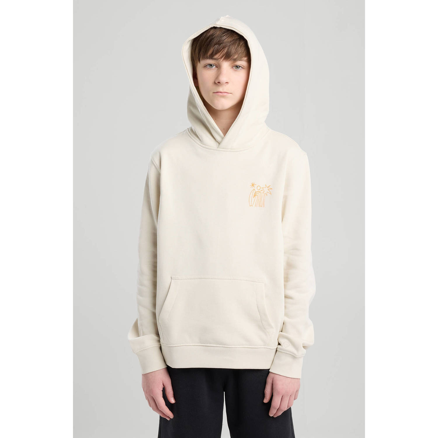 America Today hoodie ecru
