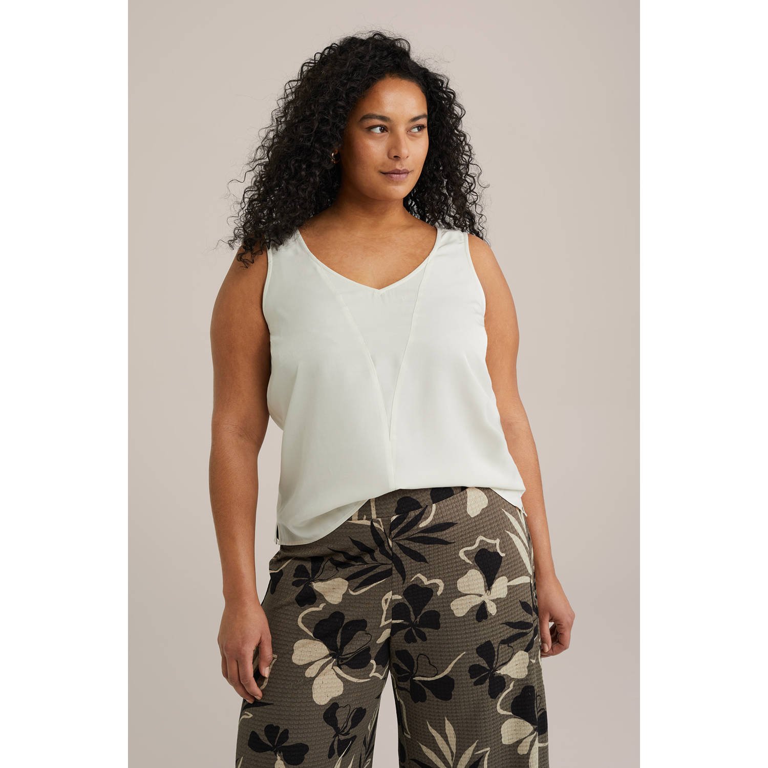 WE Fashion Curve top wit