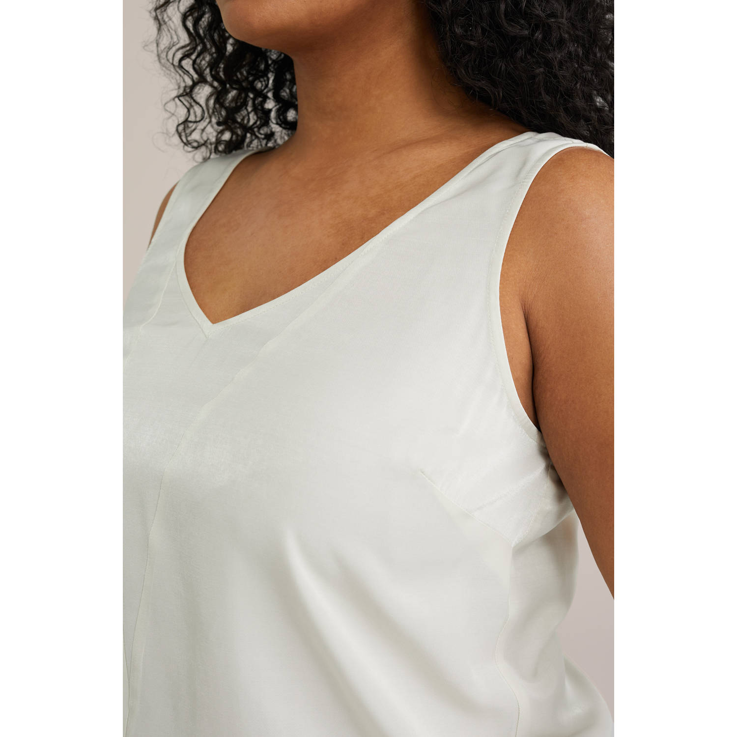 WE Fashion Curve top wit