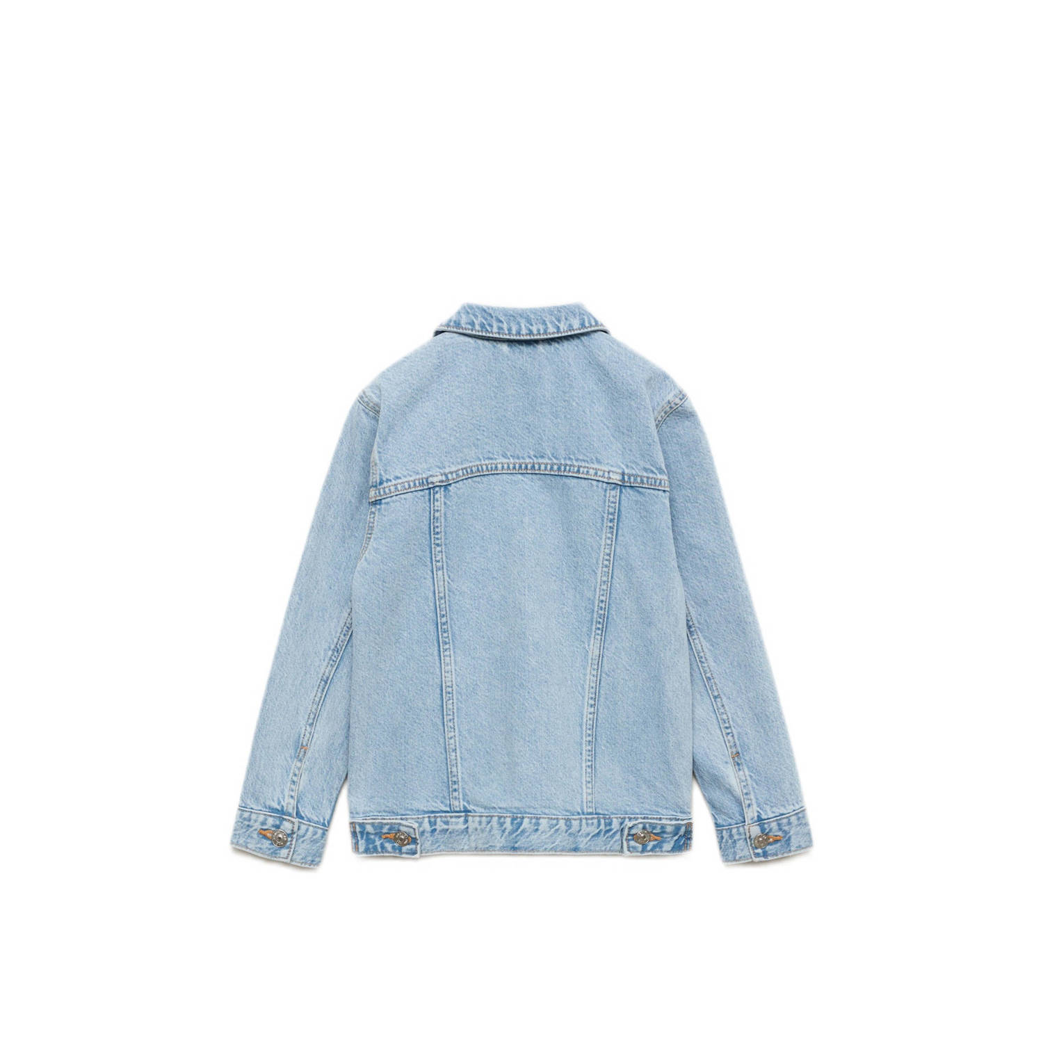 Mango Kids denim spijkerjas light blue denim
