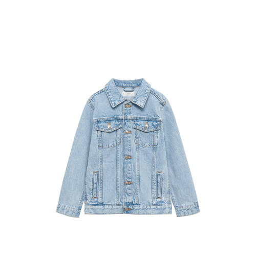 Mango Kids denim spijkerjas light blue denim afbeelding