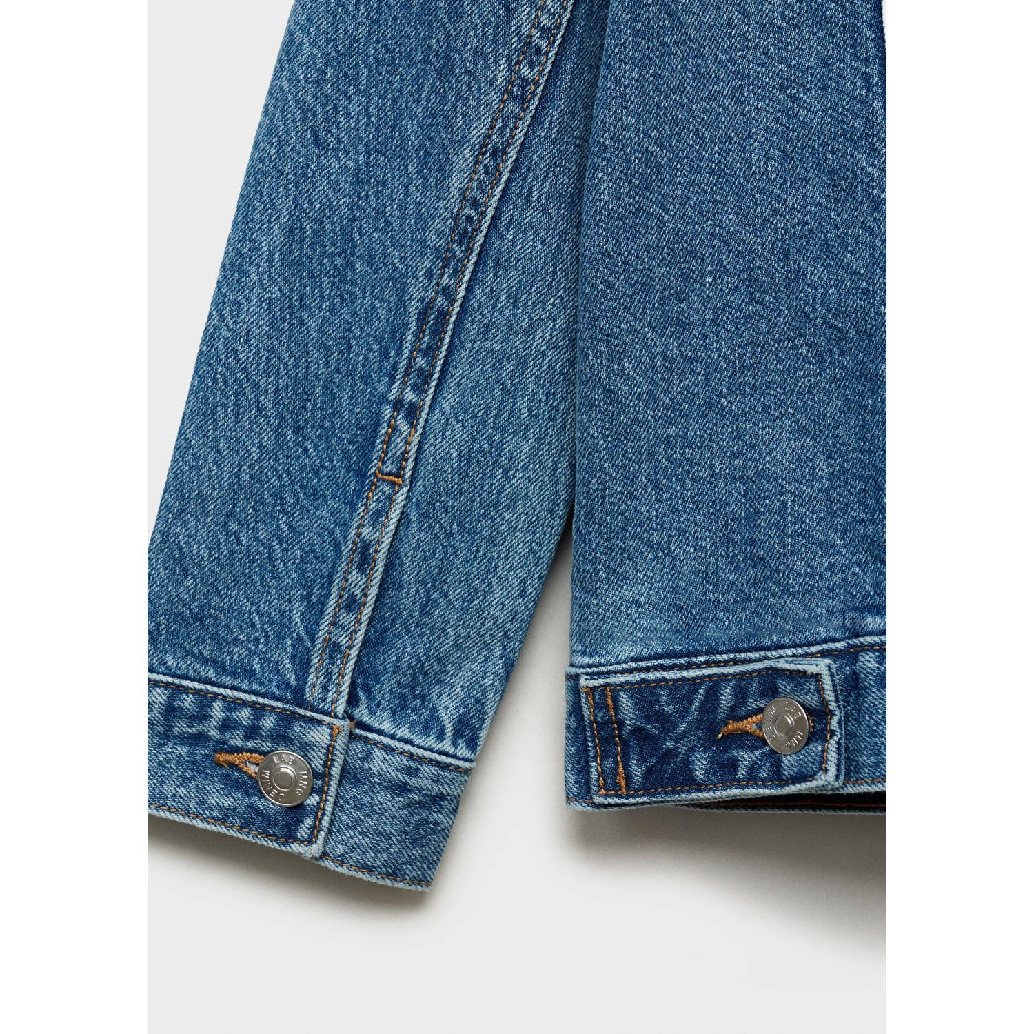 Mango Kids denim spijkerjas medium blue denim