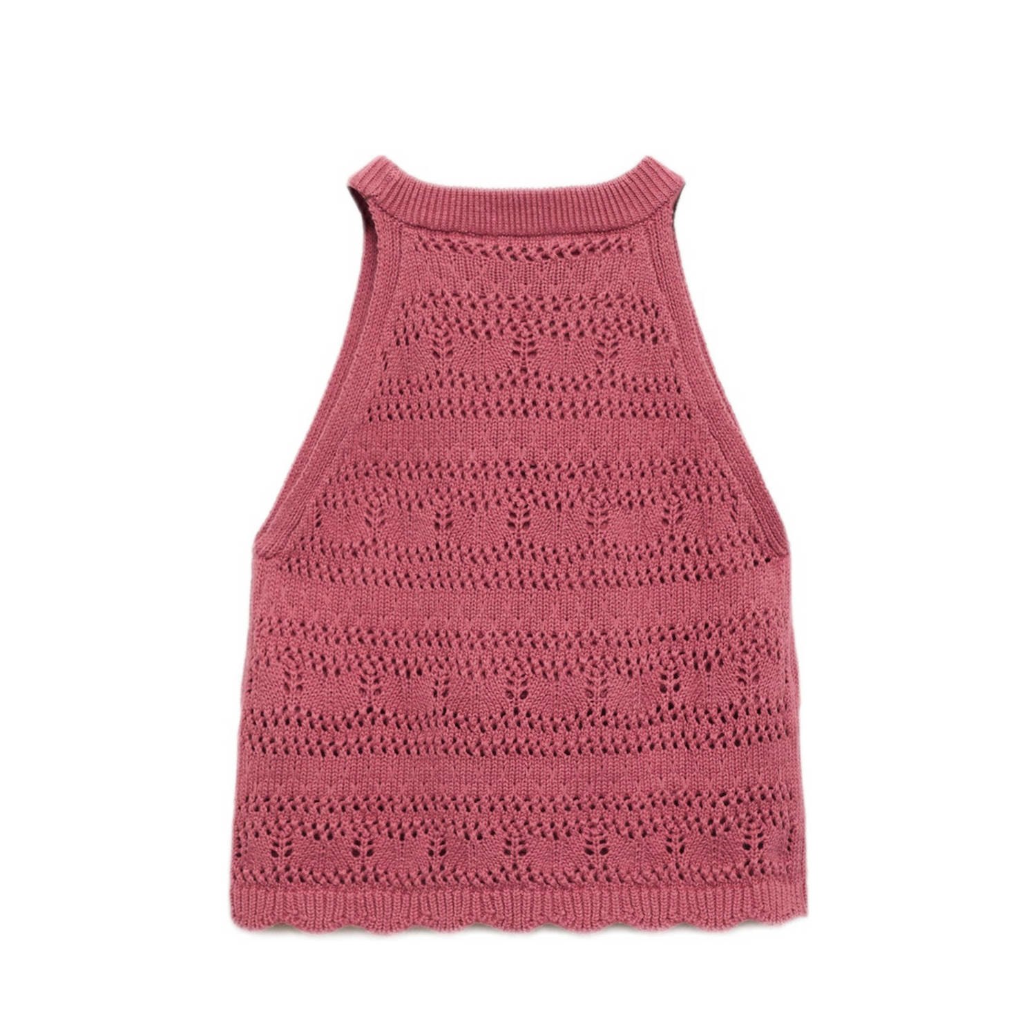 Mango Kids mouwloze top oudroze