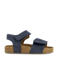 Vty leren sandalen donkerblauw