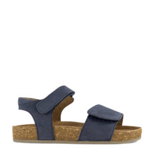 leren sandalen blauw