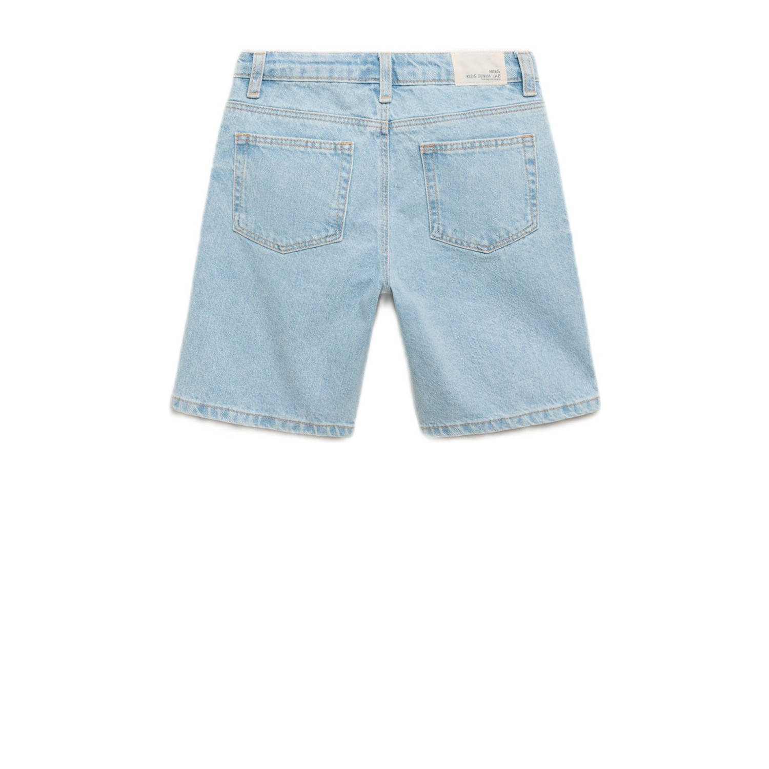 Mango Kids denim short light blue denim