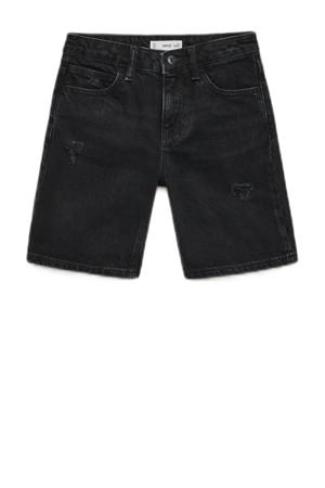 black denim short