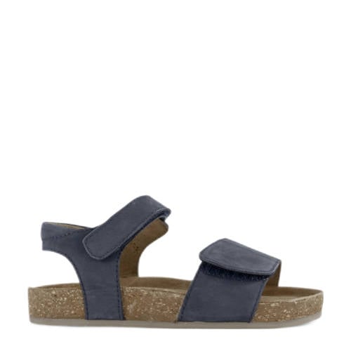 Vty suède sandalen donkerblauw