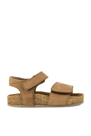 leren sandalen bruin
