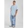 Urban Classics oversized T-shirt lichtblauw