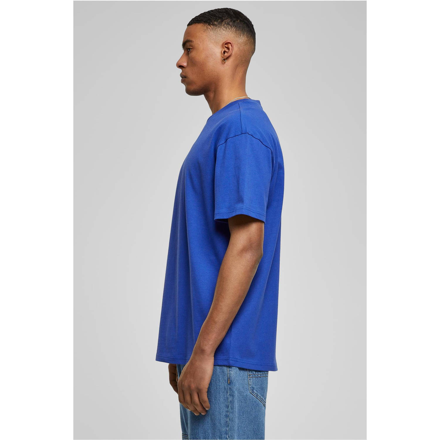 Urban Classics oversized T-shirt blauw
