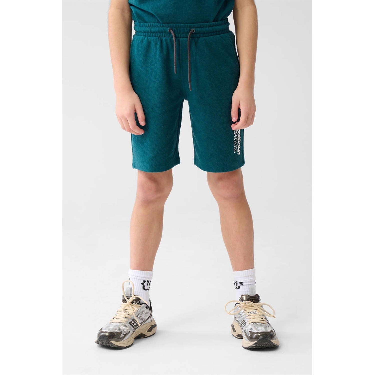 Shoeby sweatshort donkergroen