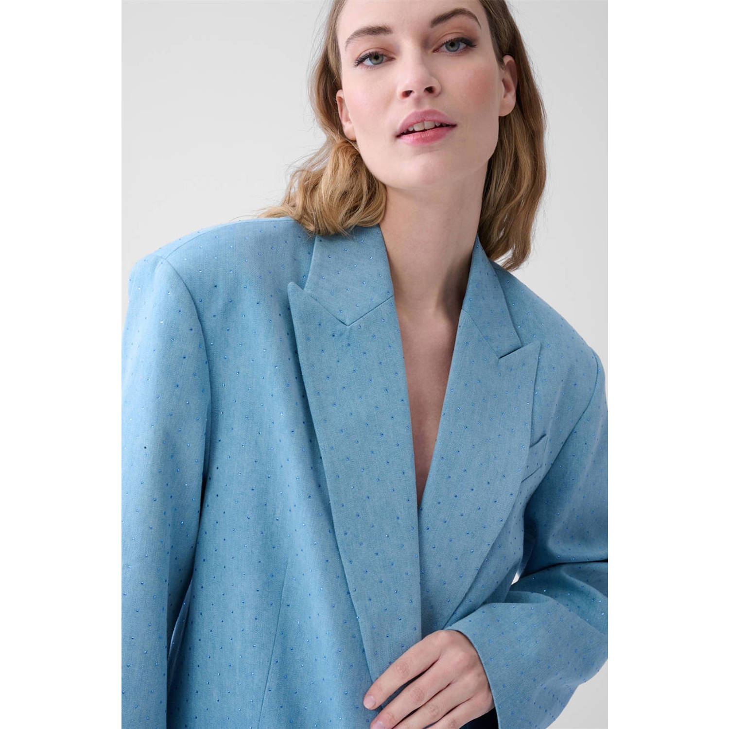 Shoeby oversized blazer blauw