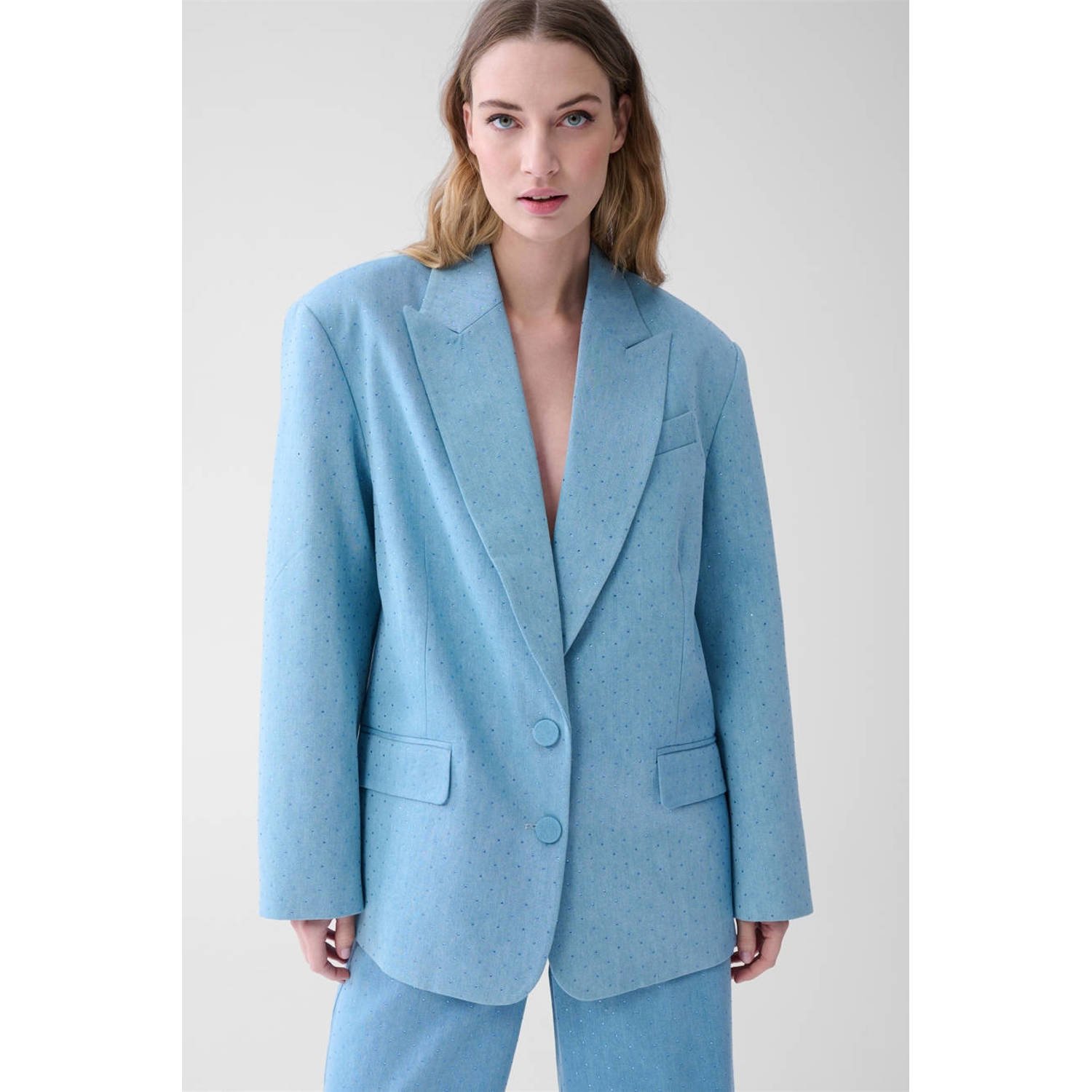 Shoeby oversized blazer blauw