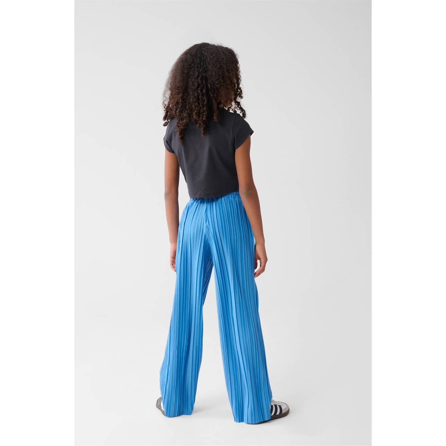 Shoeby T-shirt grijs rib gebreid