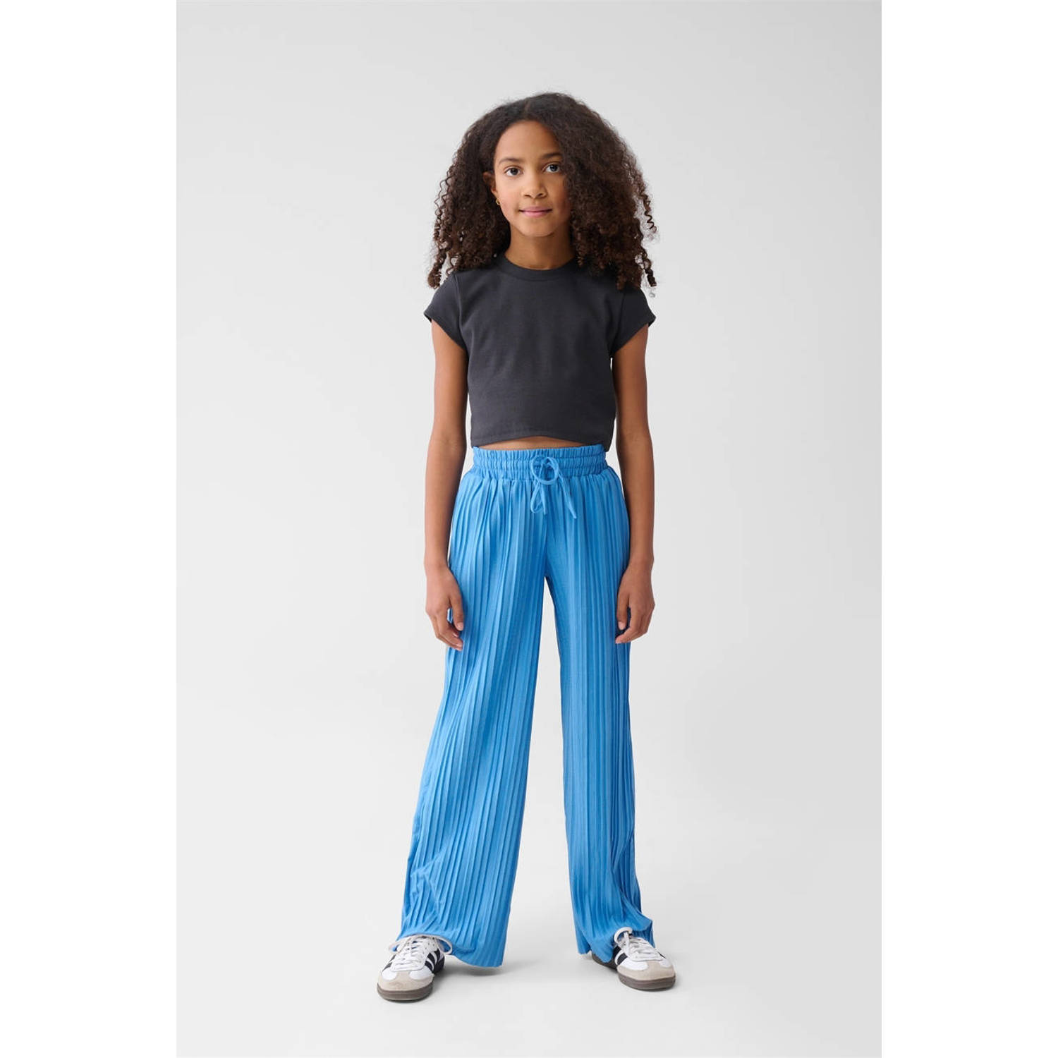 Shoeby T-shirt grijs rib gebreid