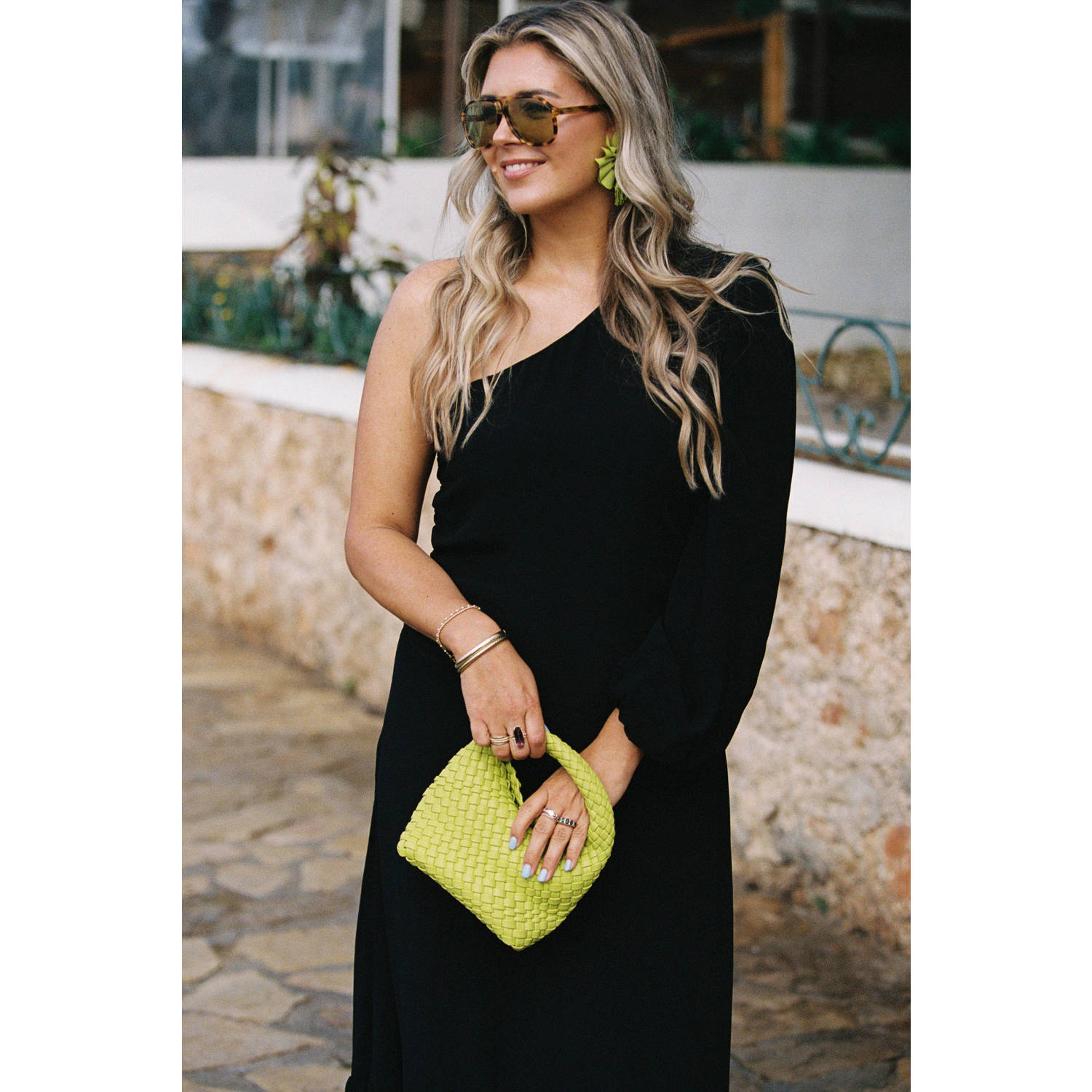 Bolina Island x Florine Hofstee maxi jurk zwart