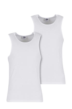 regular singlet wit - (set van 2)
