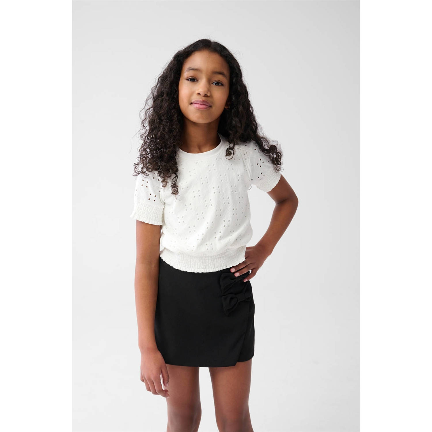 Shoeby T-shirt wit broderie