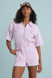 thumbnail: Refined Department denim playsuit lila