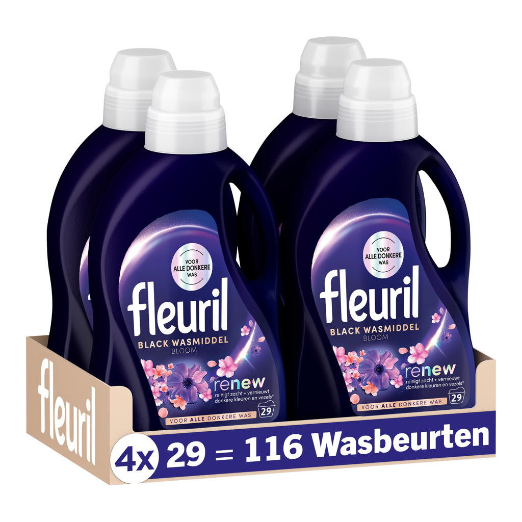Fleuril Renew Black Bloom Wasmiddel - 116 wasbeurten
