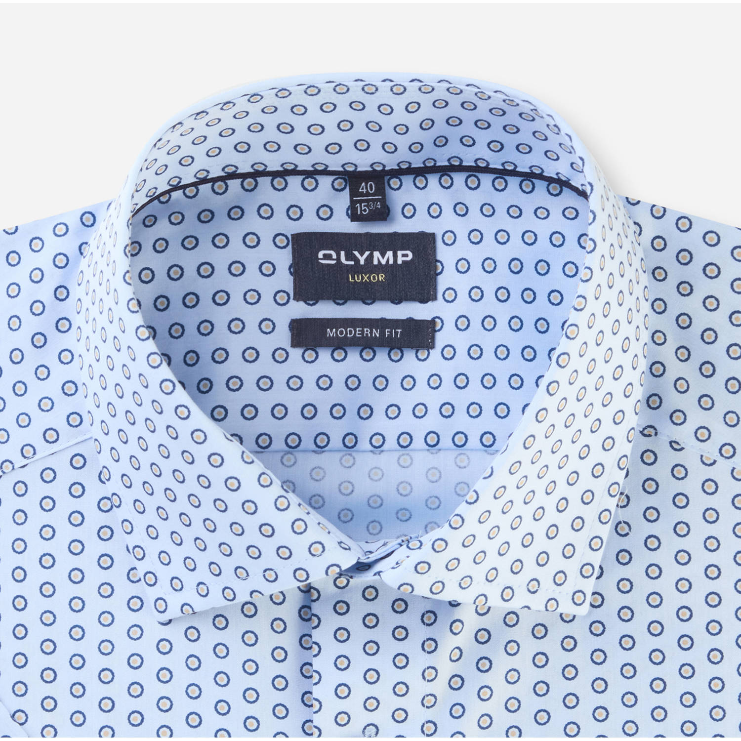 Olymp casual overhemd blauw