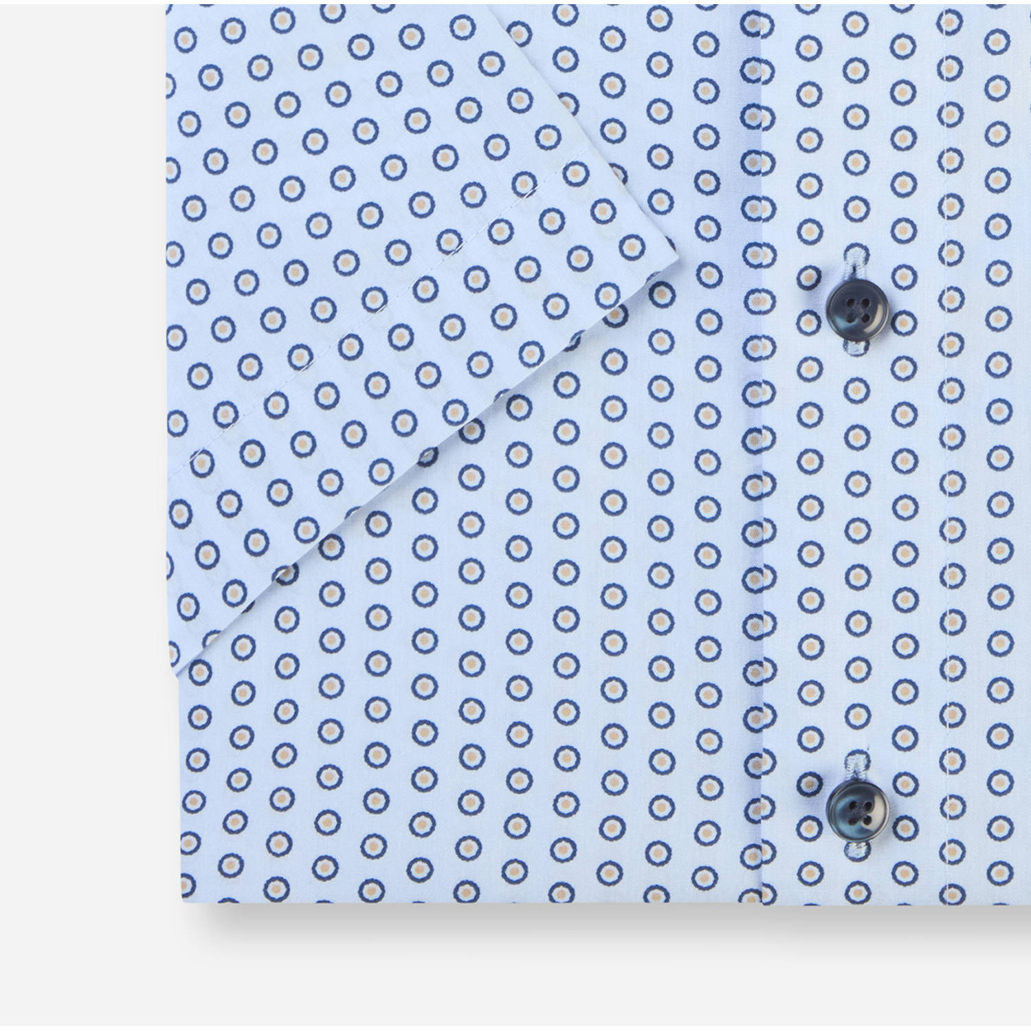 Olymp casual overhemd blauw