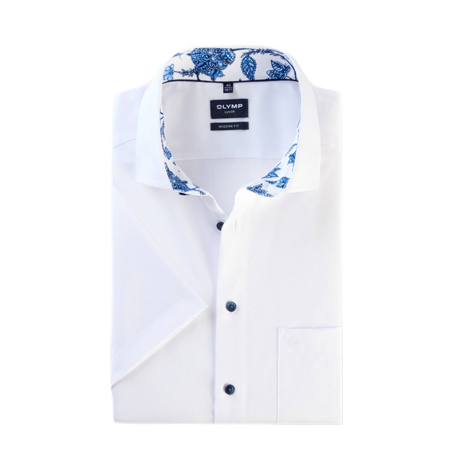 Olymp casual overhemd wit