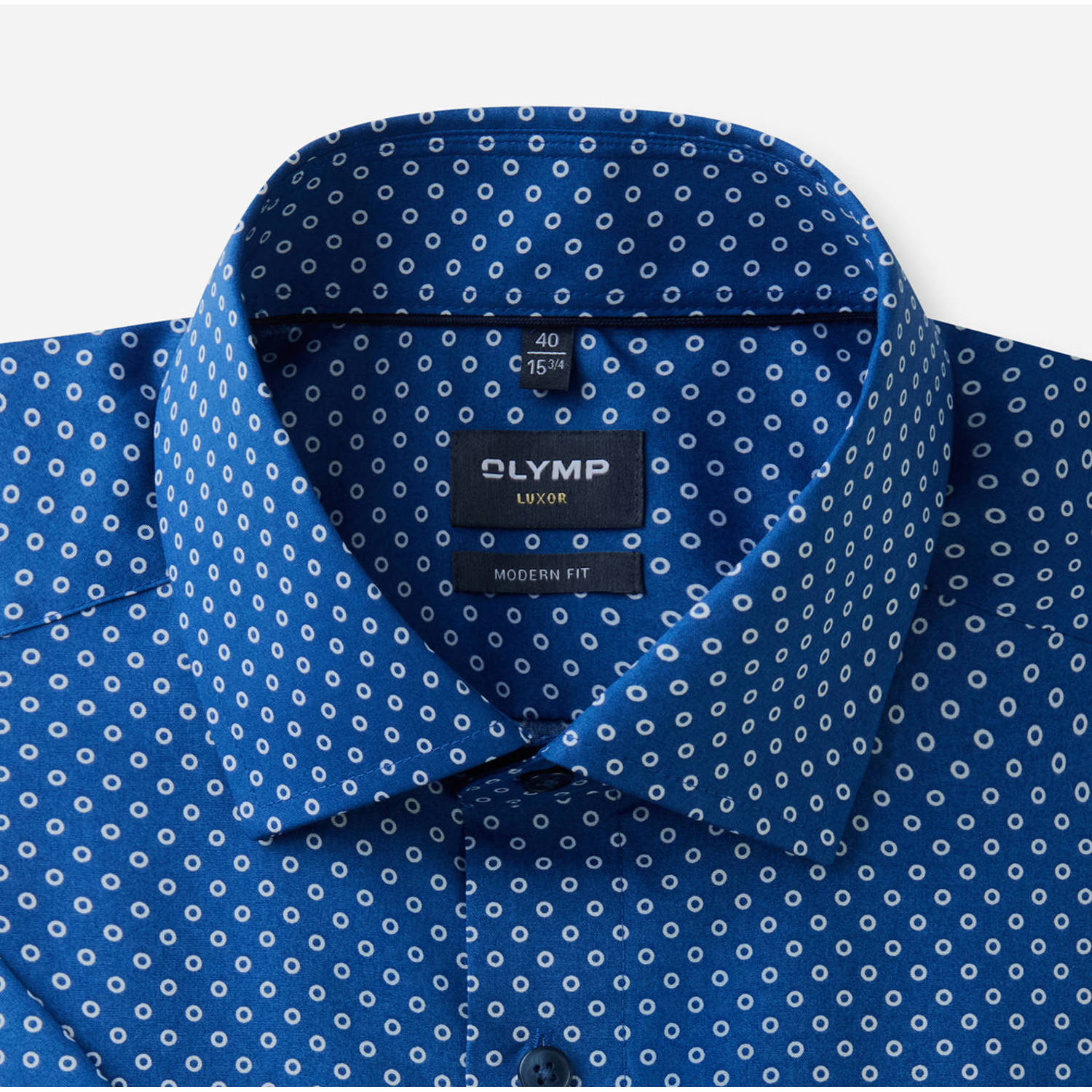 Olymp casual overhemd blauw