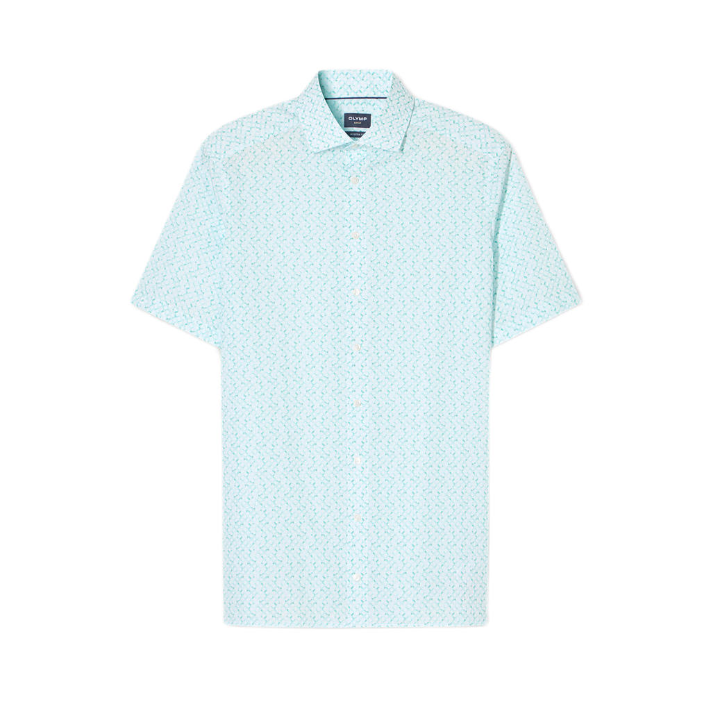Casual Gant overhemd blauw geruit Regular Fit