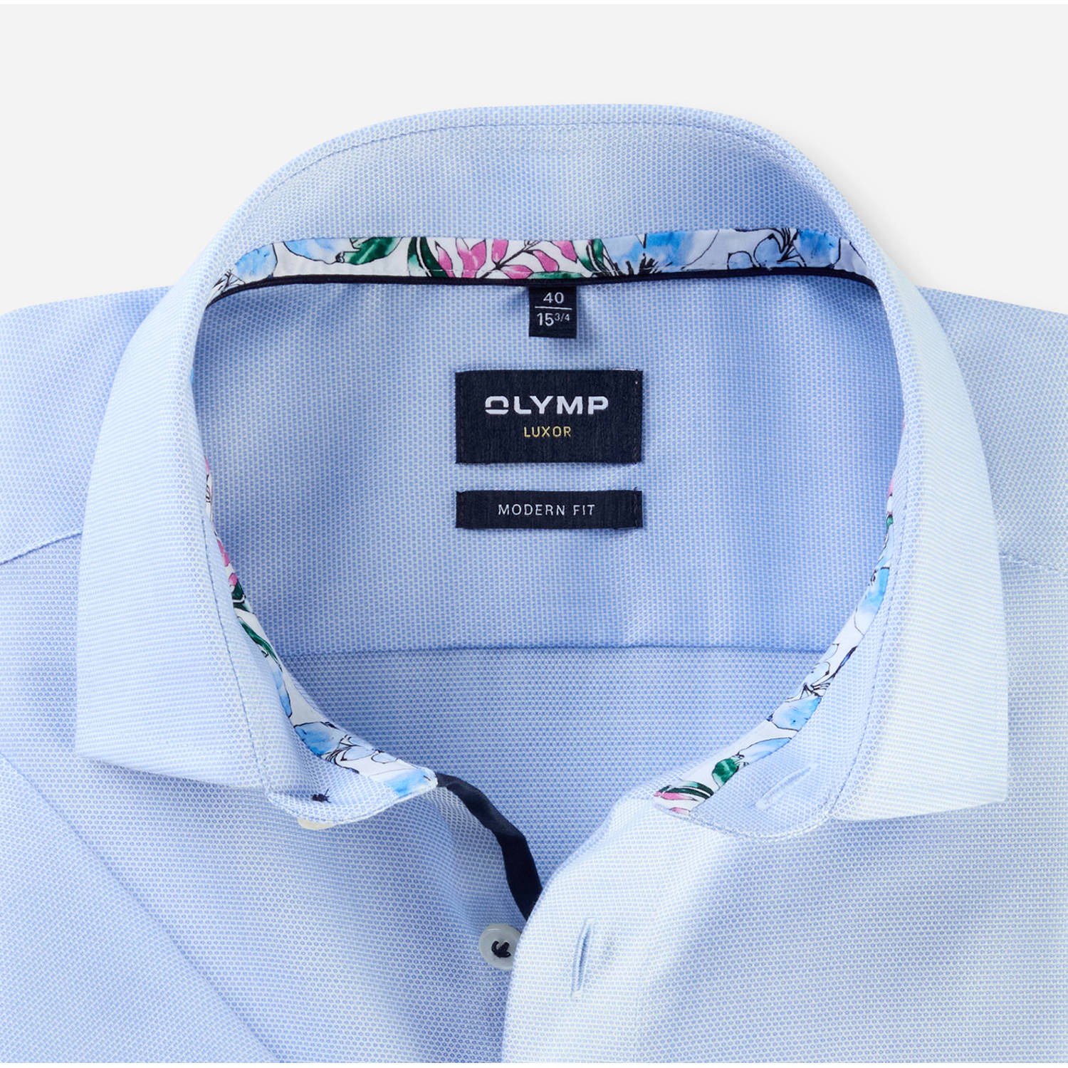 Olymp zakelijk overhemd blauw