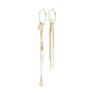 gold plated oorbellen Starlight