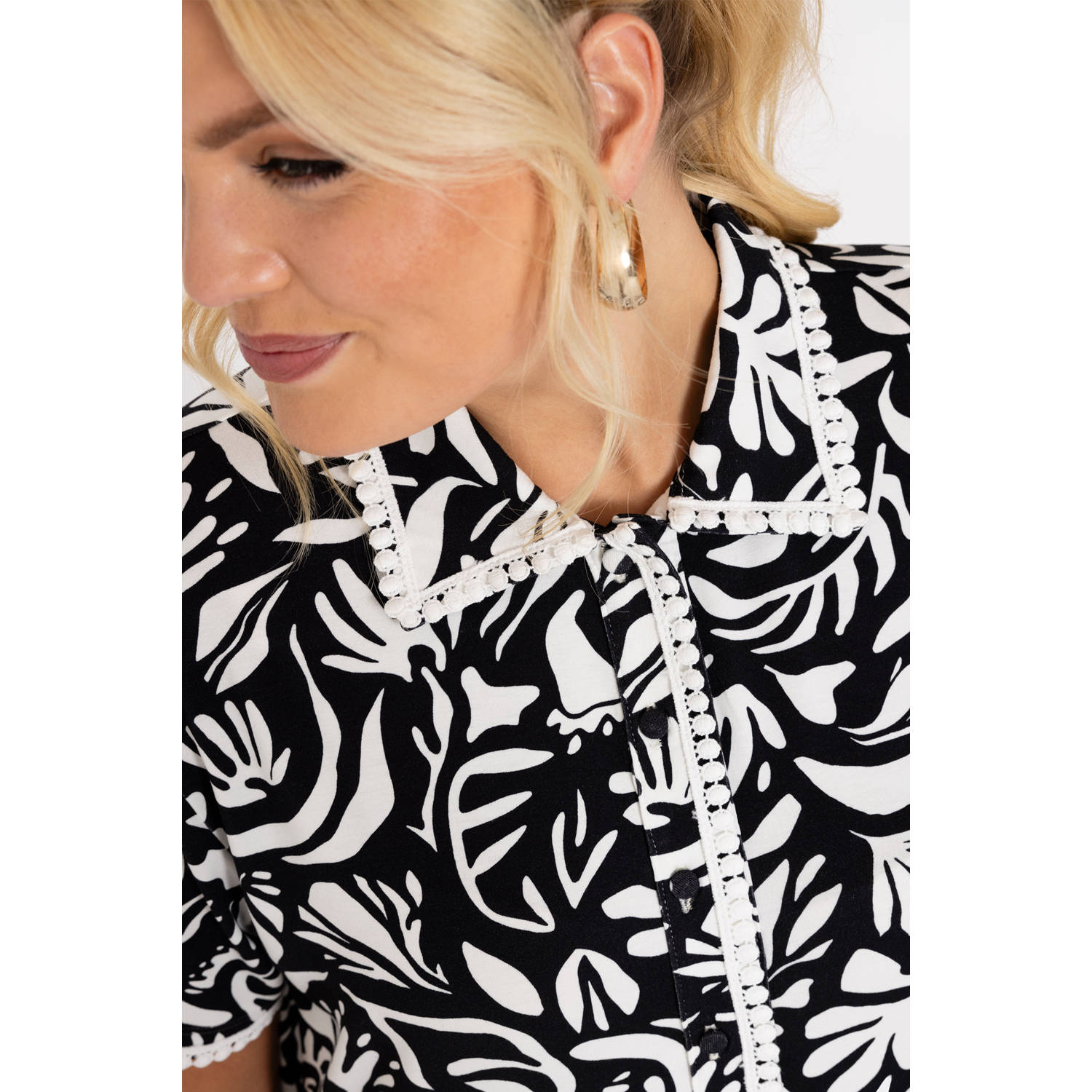 YOEK blouse zwart