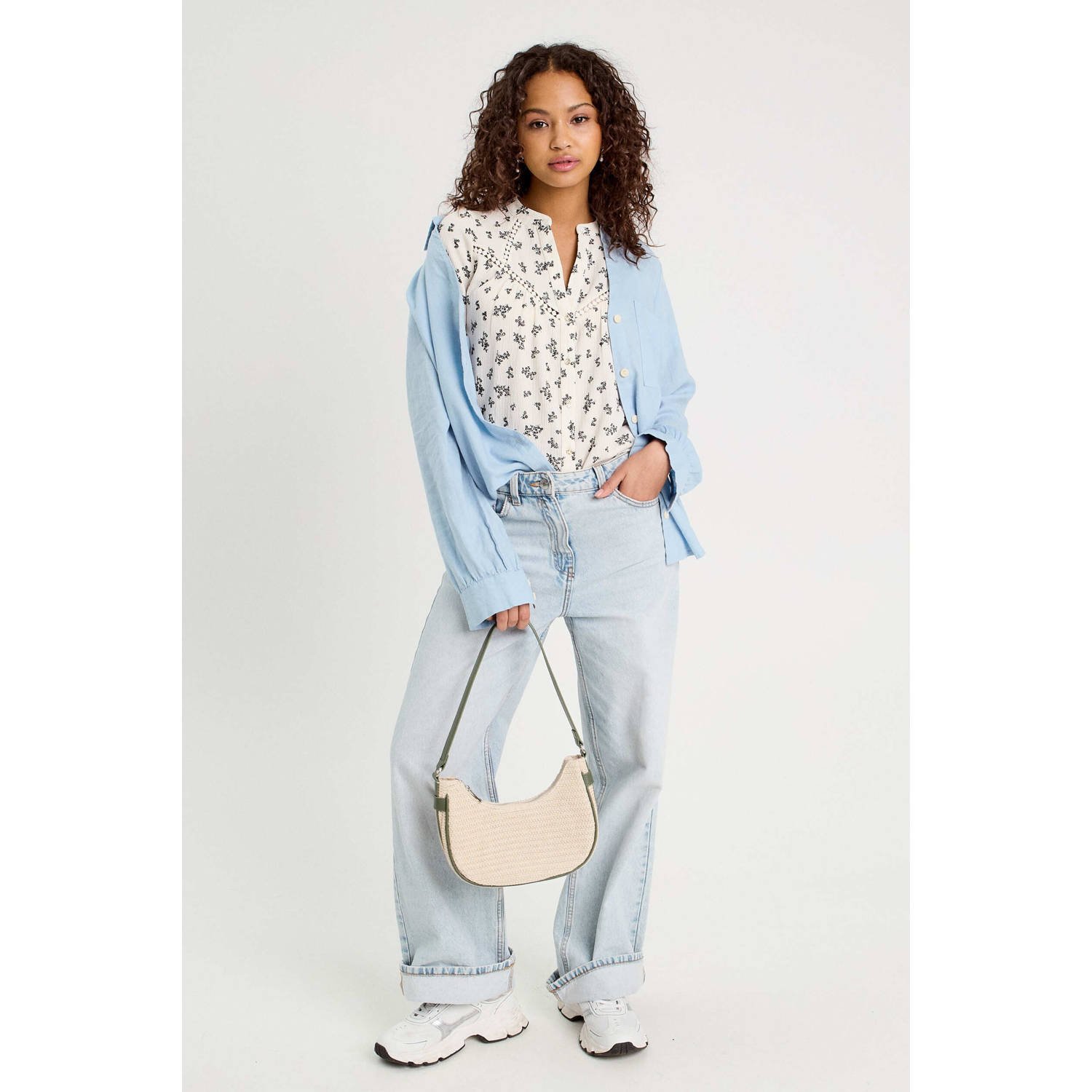 Cache blouse wit