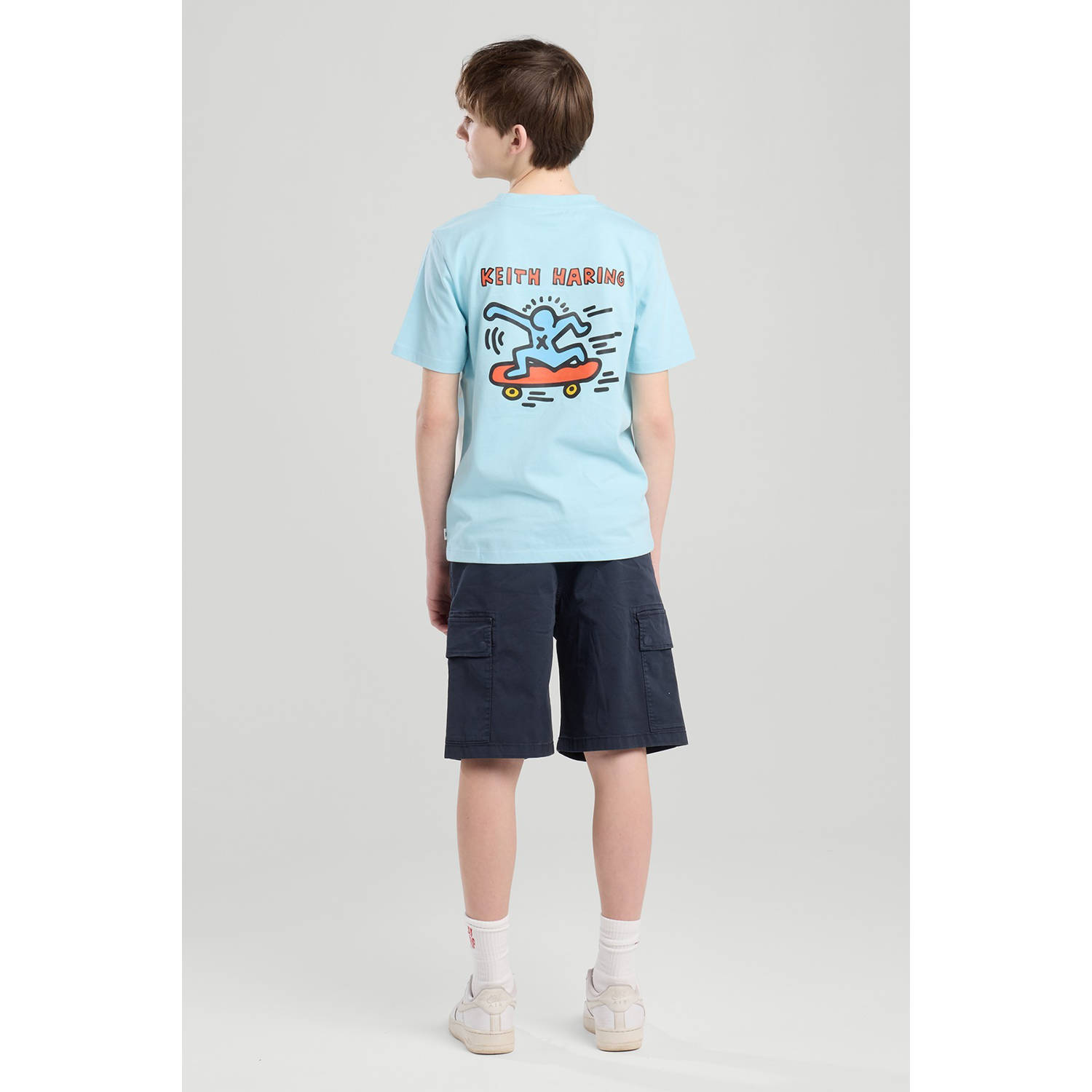 America Today T-shirt lichtblauw