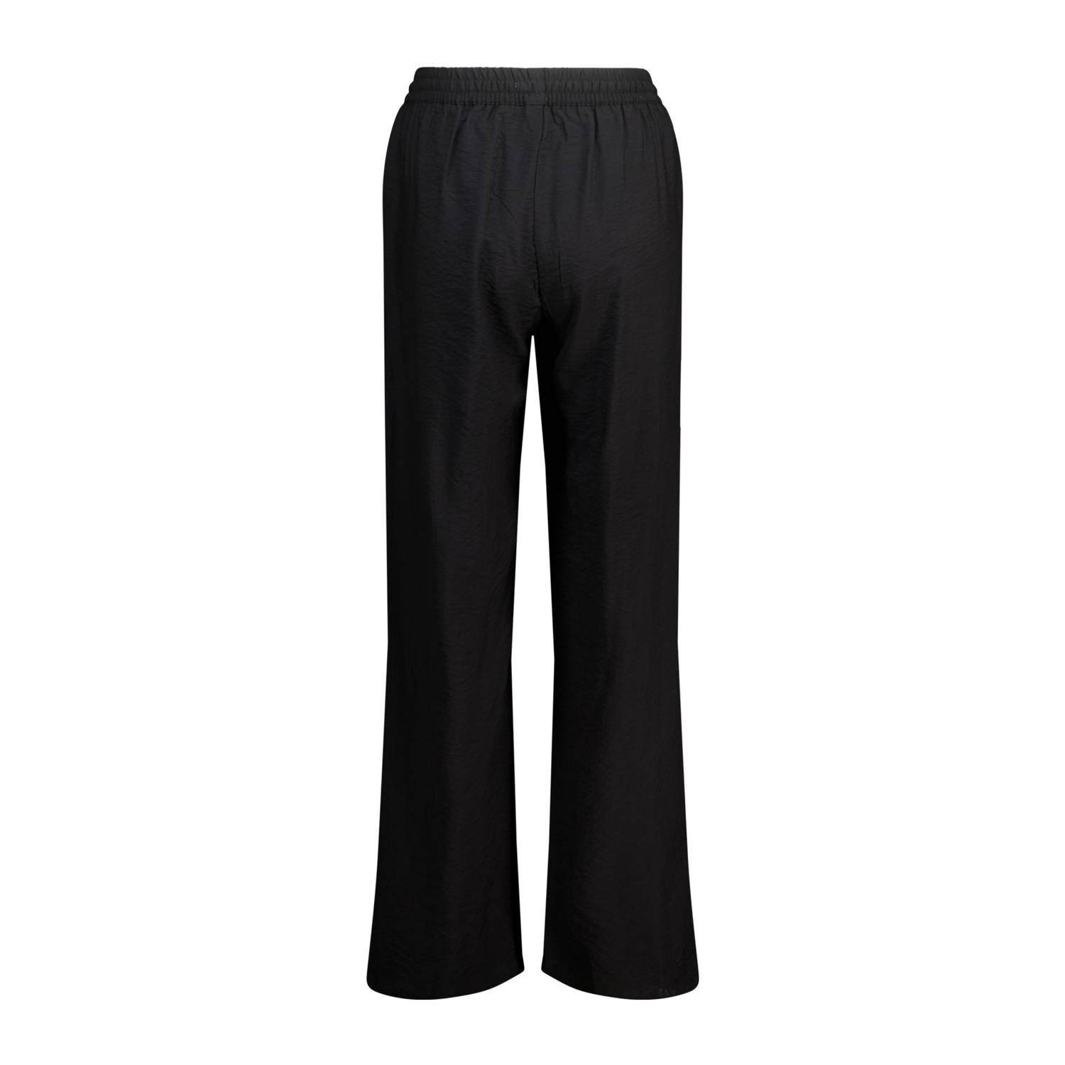 America Today wide leg high waist casual broek zwart
