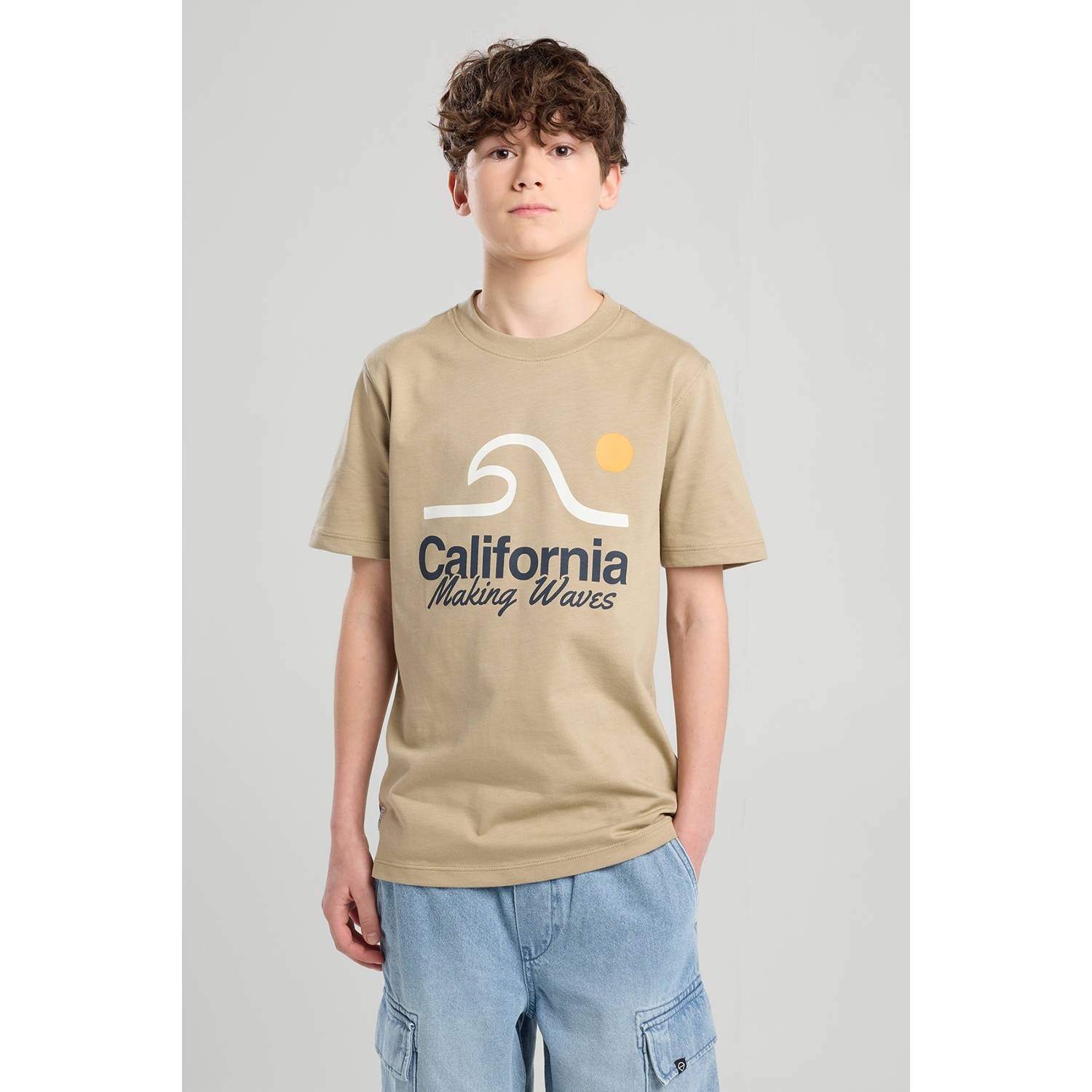 America Today T-shirt beige