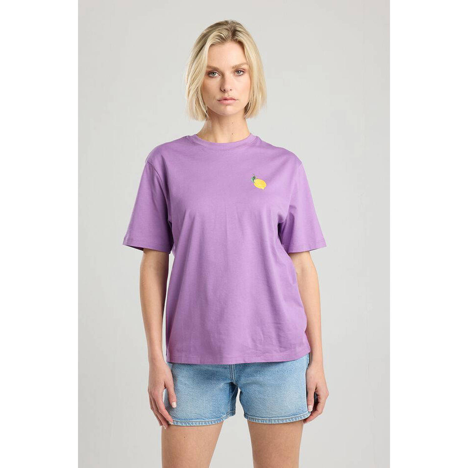 America Today T-shirt paars