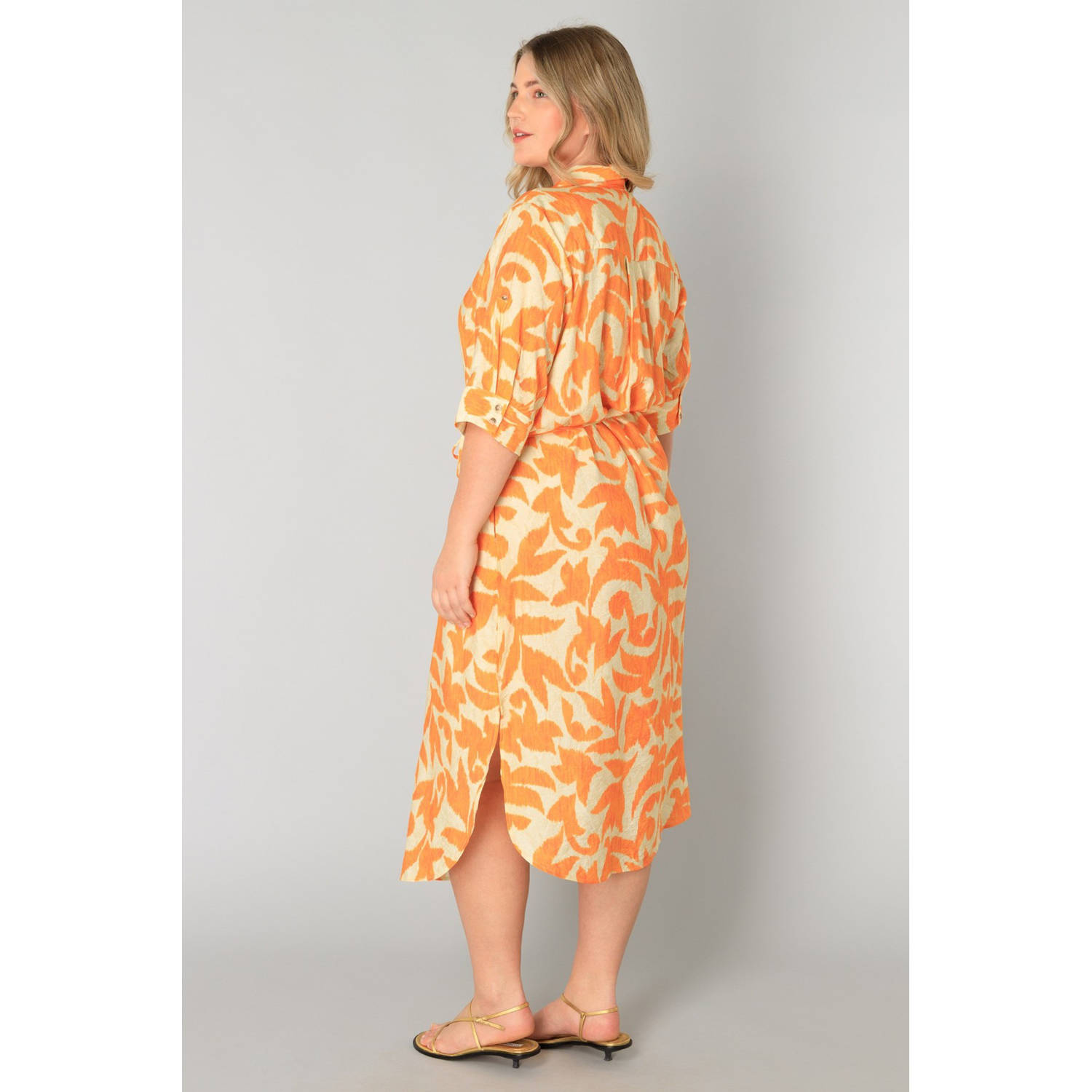 Yesta blousejurk oranje