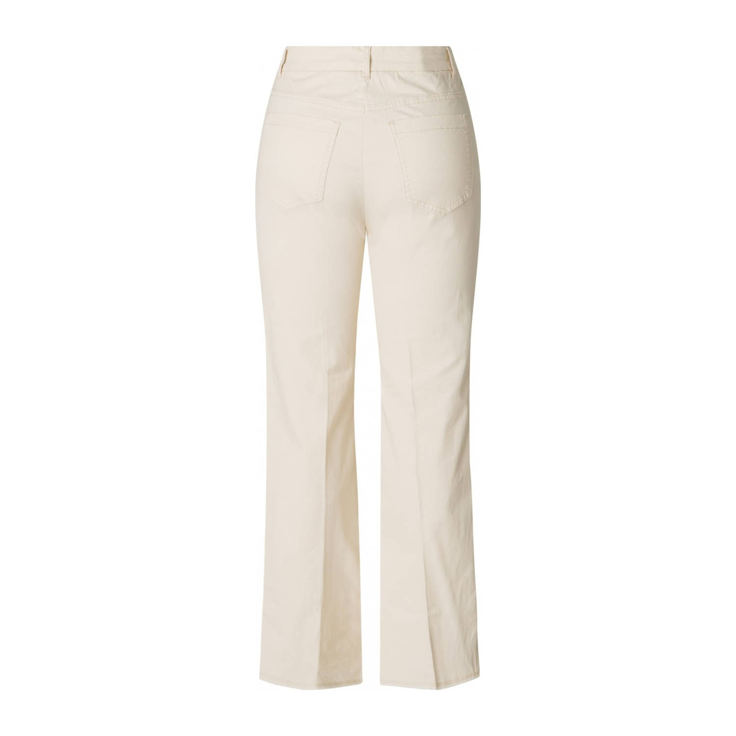 Yesta straight regular waist pantalon zand