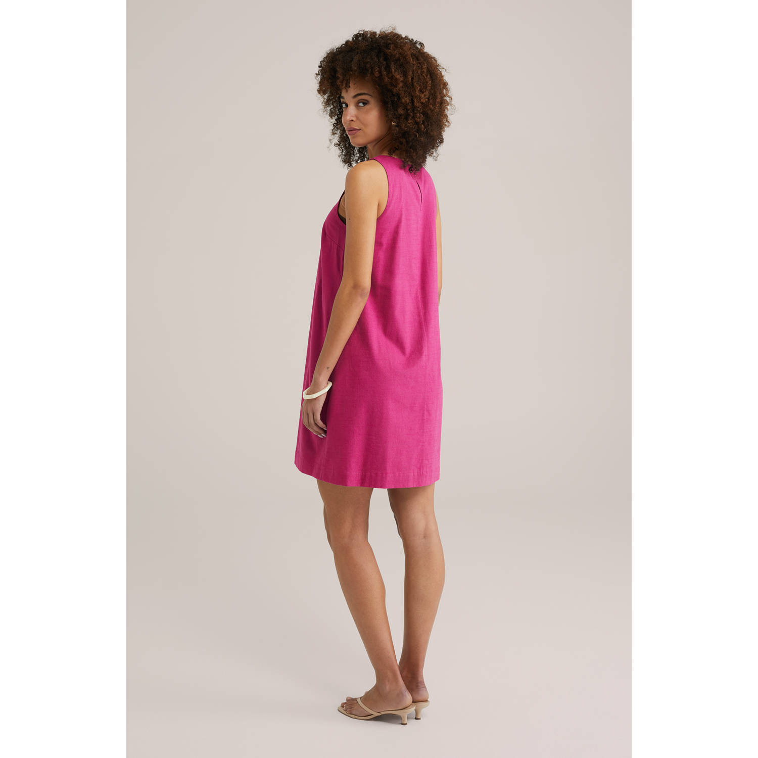 WE Fashion A-lijn jurk roze