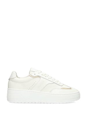 leren sneakers wit