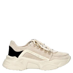 Lou-2 chunky suède sneakers beige