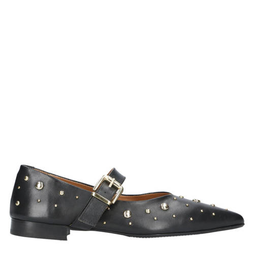 Babouche G-Celina-1 leren ballerina's zwart afbeelding